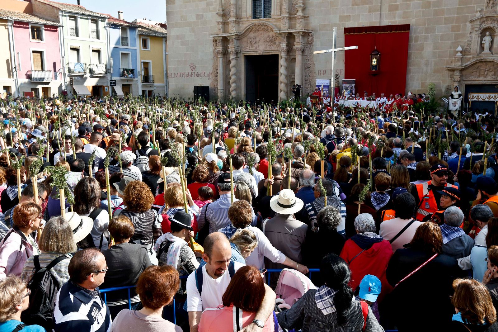 Momentos de la romería antes de la pandemia