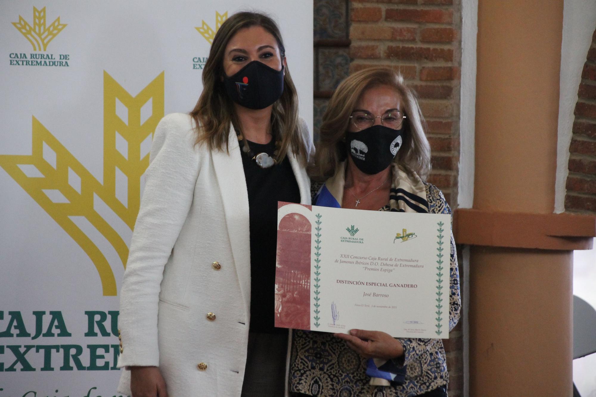 Entrega de los XXII Premios Espiga Jamón Ibérico Dehesa de Extremadura y VI Cava de Extremadura