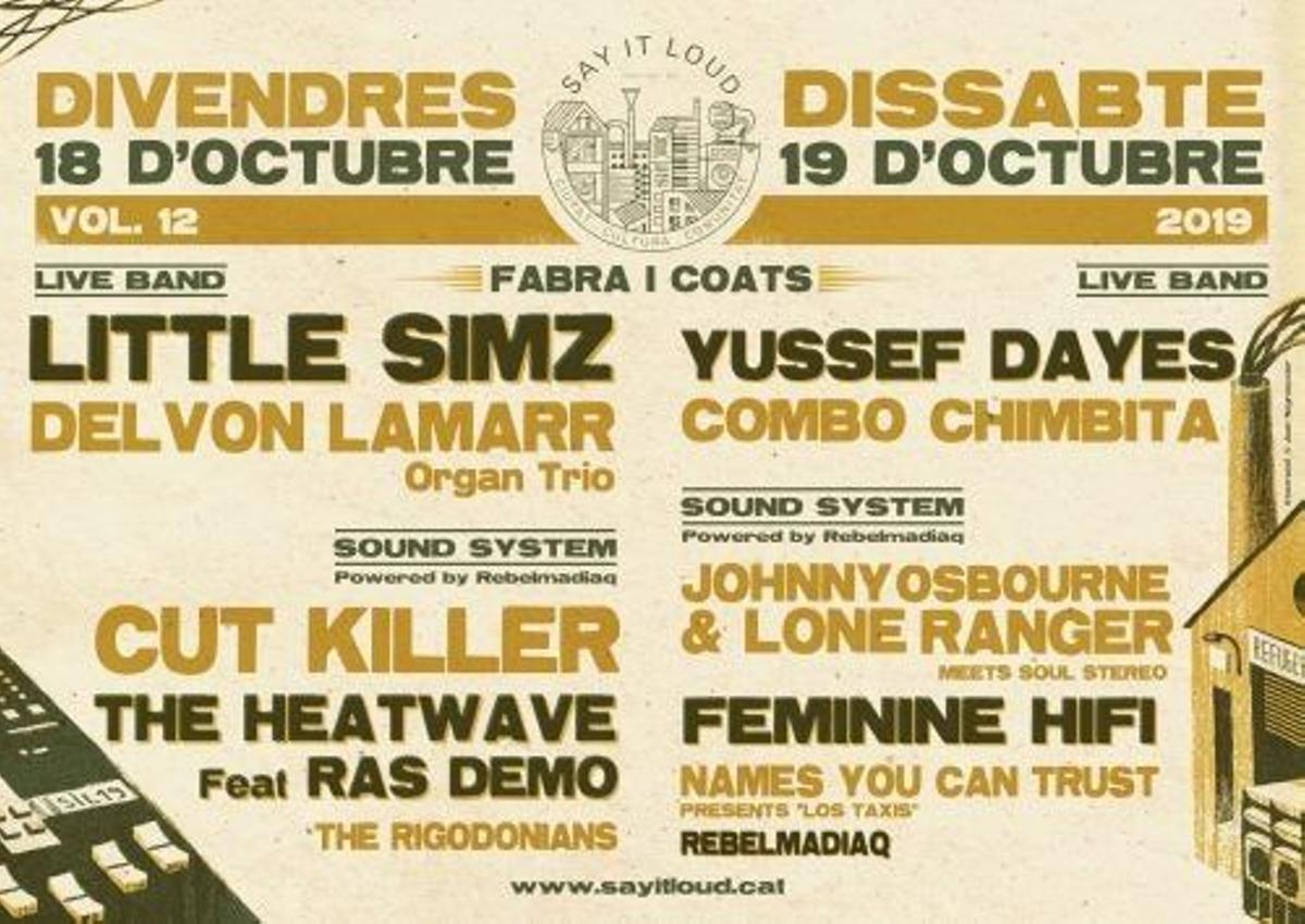 Festival 'Say It Loud 2019' en Barcelona