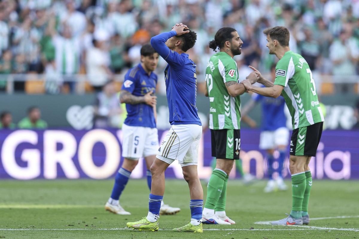 Así fue el partido entre el Real Oviedo y el Betis