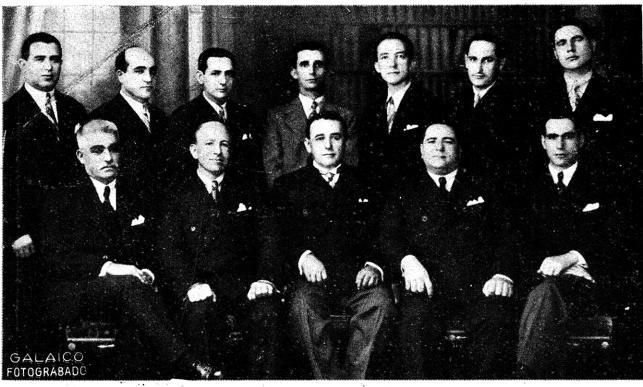 Directiva da Sociedade Española de Beneficencia en Bahía (1936).