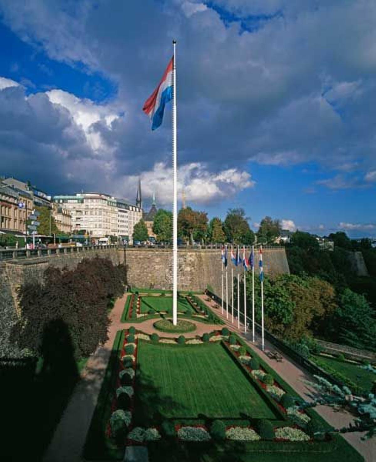 Parque en la ciudad de Luxemburgo