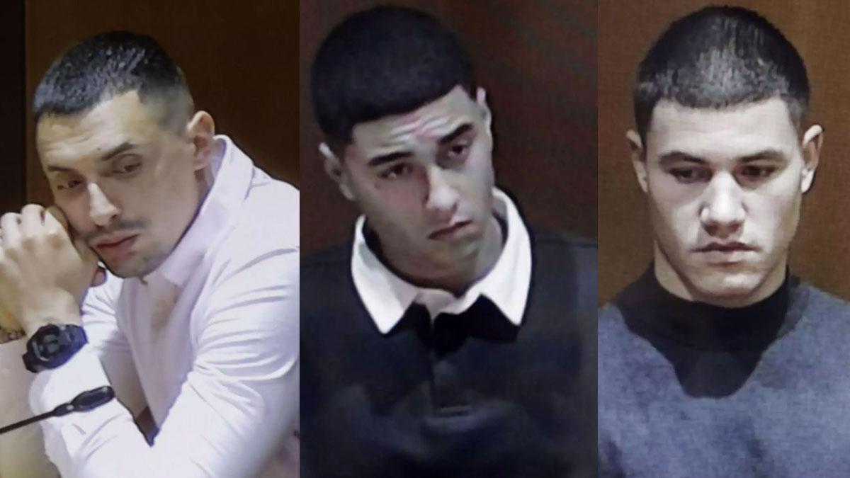 Diego Montaña, Kaio Amaral y Alejandro Freire.