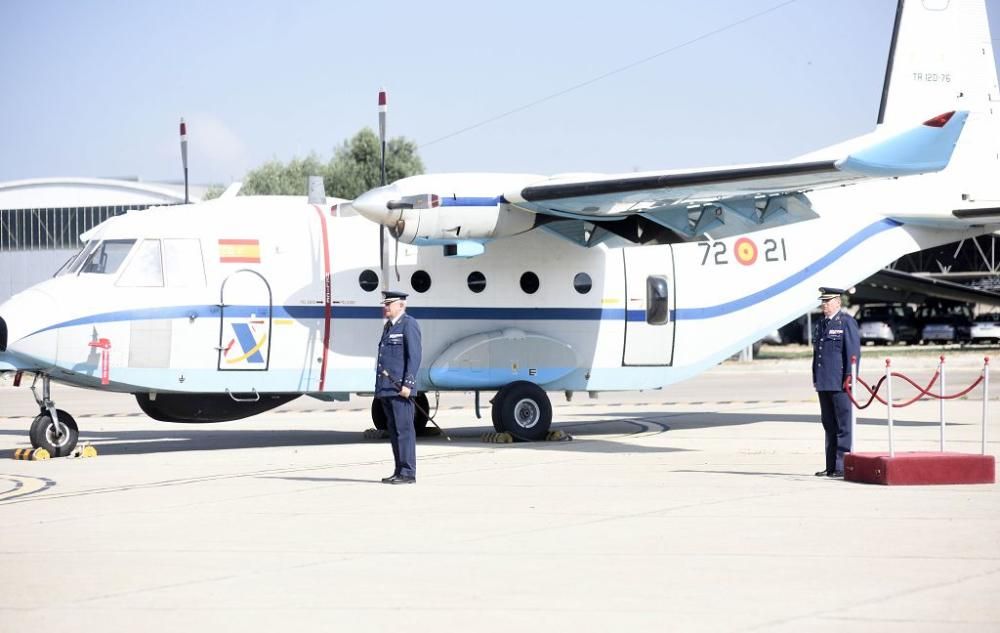 Acto de relevo de mando de la Base Aérea de Alcantarilla