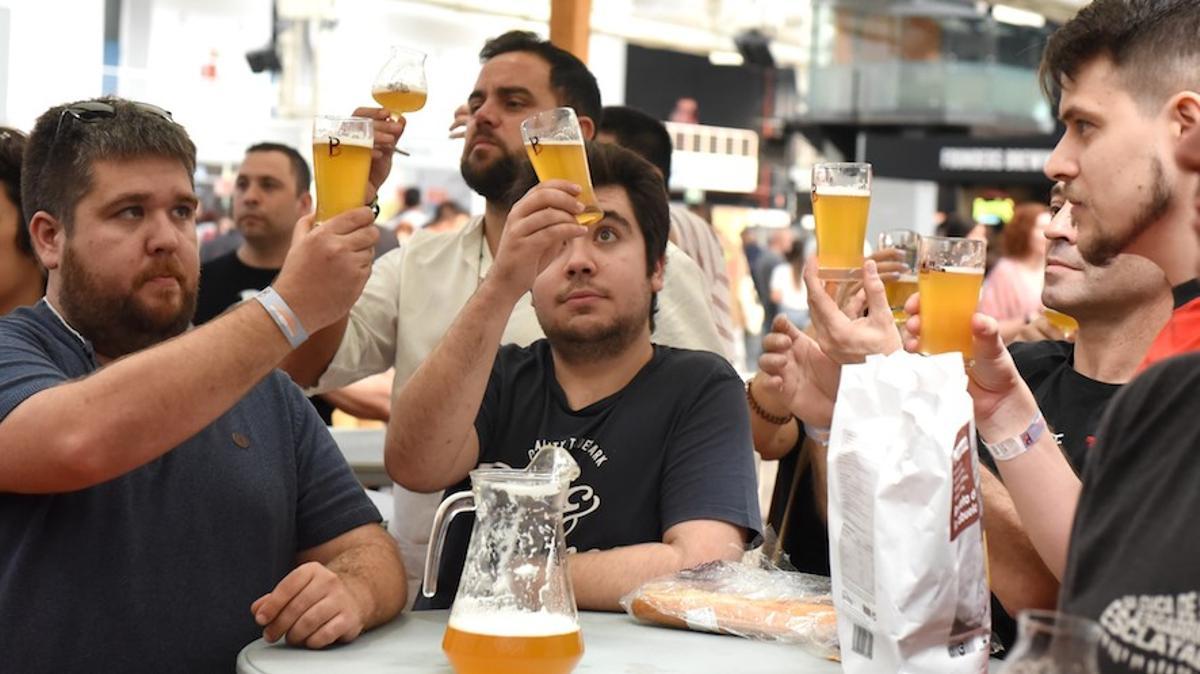 Imagen de una edición anterior del Barcelona Beer Festival.