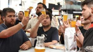 Una imagen de una edición anterior del Barcelona Beer Festival.