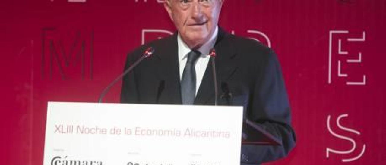 Juan Bautista Riera, presidente de la Cámara de Comercio.