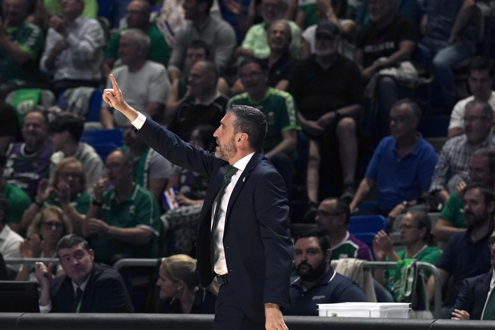 Partido disputado entre el Unicaja y el Aliaga Petkimspor de la BCL