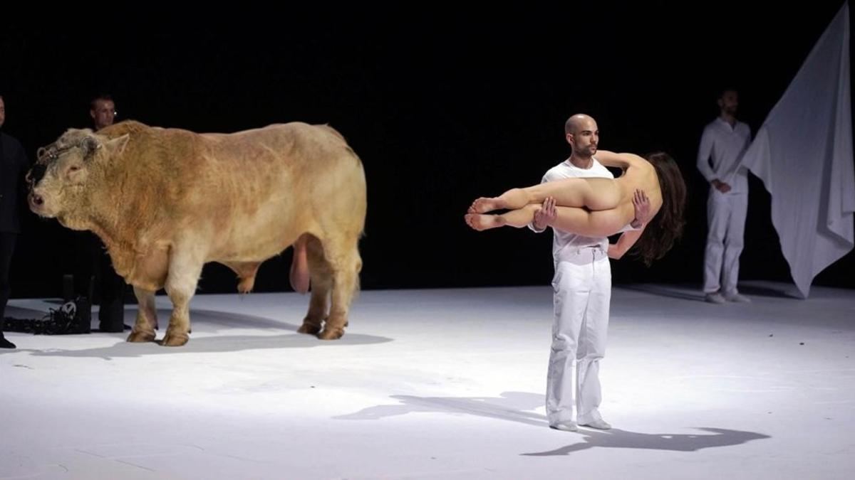 opera  Moises y Aaron   en el Teatro Real de Madrid