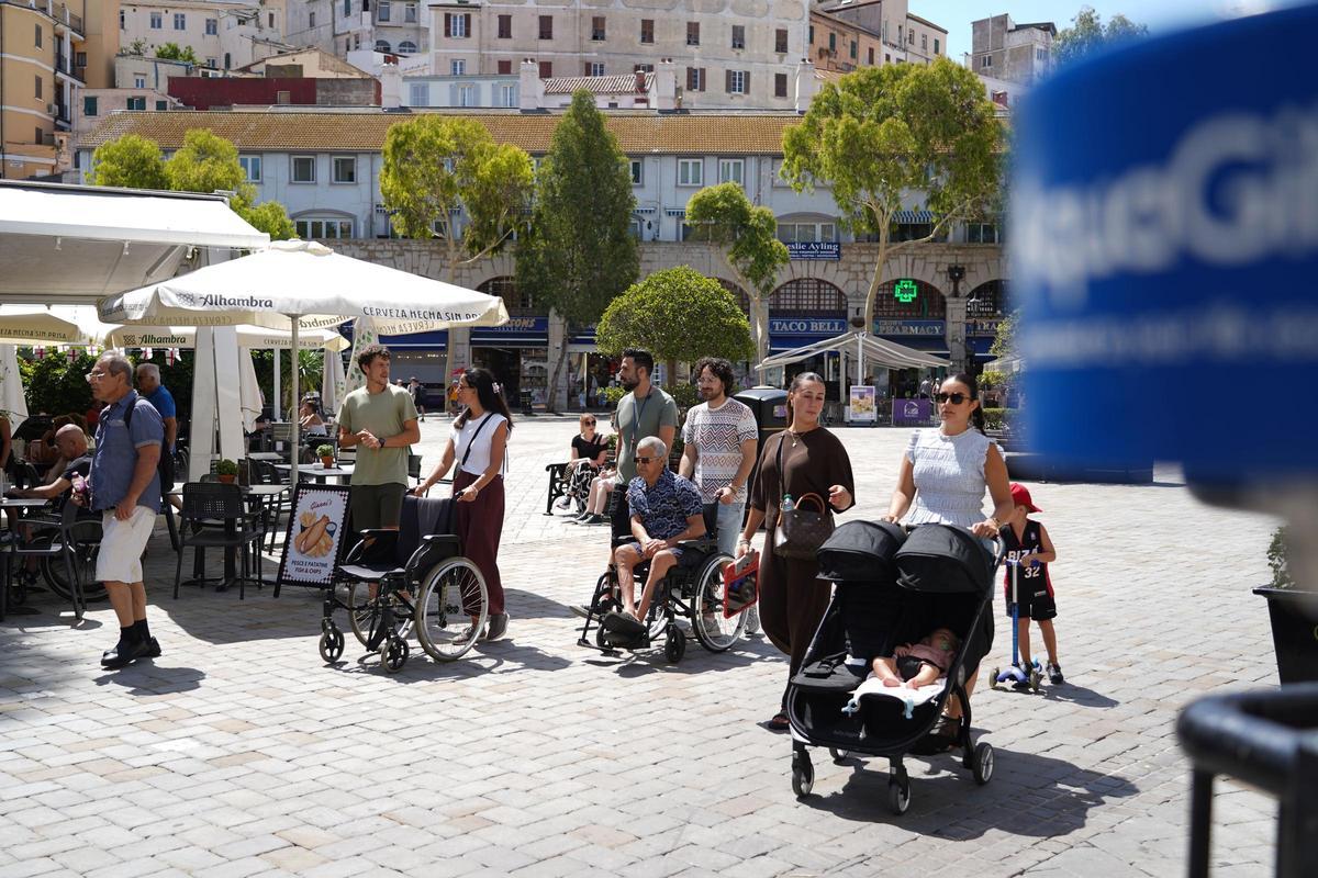 La última tarde de la frontera de Gibraltar en imágenes La última tarde de la frontera de Gibraltar en imágenes