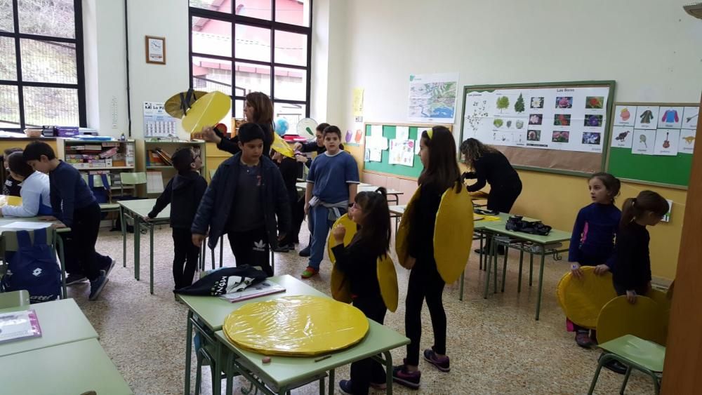 Carnaval en el colegio Santa Eulalia de Ujo.