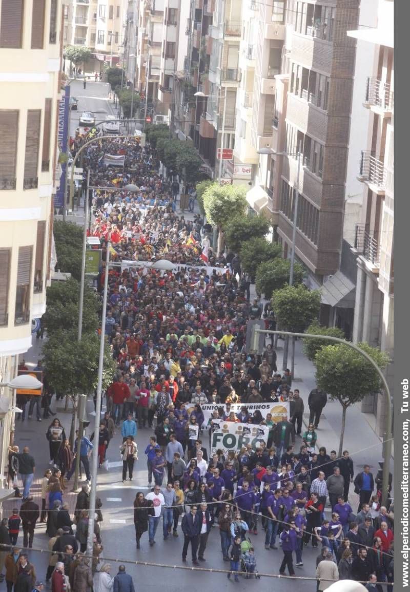 GALERÍA DE FOTOS -- Seguimiento de la manifestación protaurina -- Parte 1