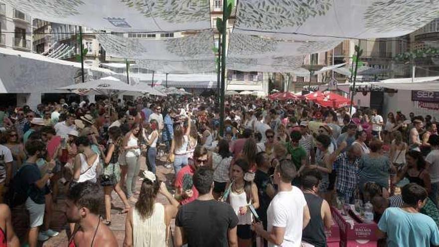 Diversión en pleno Centro Histórico en una de las jornadas diurnas de la Feria.