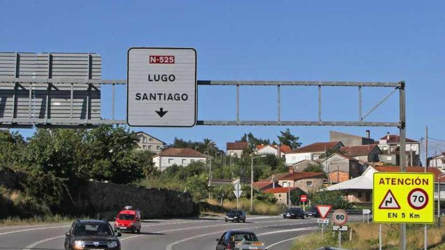 El tramo Ourense-Cambeo de la N-525, con un historial de siniestros mortales en los últimos años y que urge acelerar la A-56.