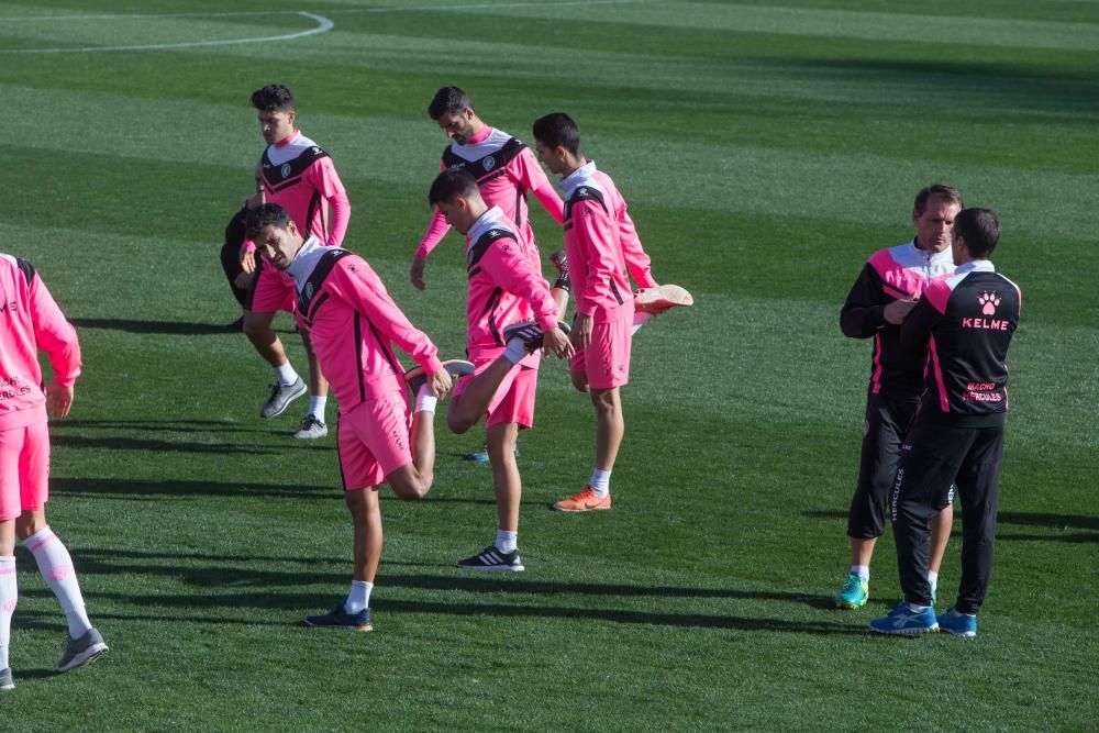 Primer entrenamiento del Hércules de 2018