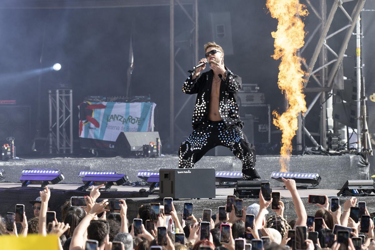 Rodaje del concierto de 'La Reina del Flow 3' en Lanzarote