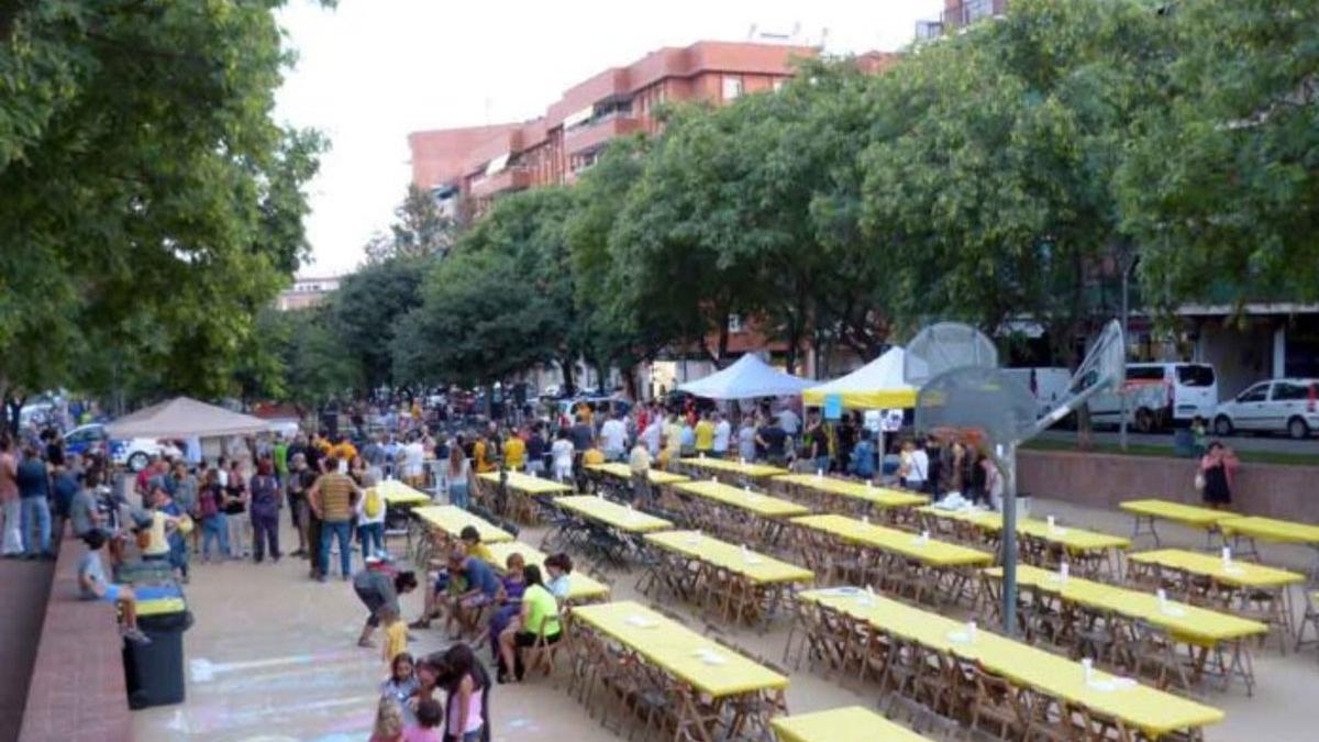 Acto en conmemoración del 1-O en Gavà