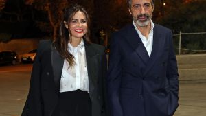 Nuria Roca y Juan del Val asisten a la fiesta de Navidad que celebra Atresmedia, a 12 de diciembre de 2024, en Madrid (España).