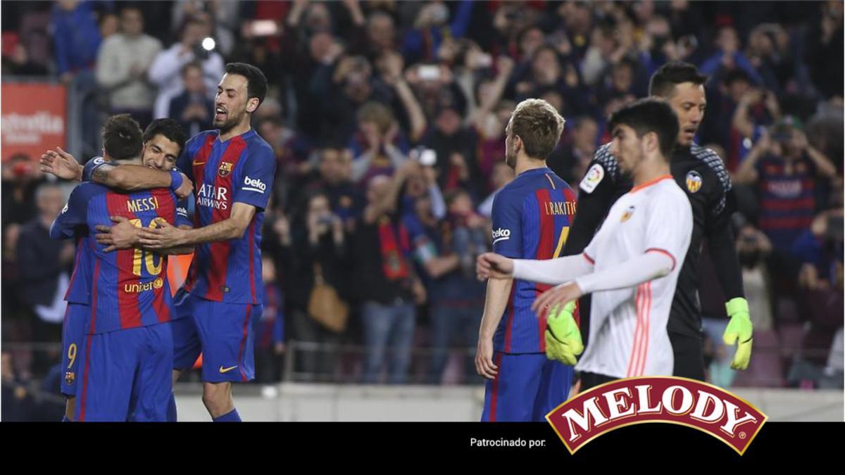 El Barça derrotó al Valencia con una 'MSN' en estado pletórico