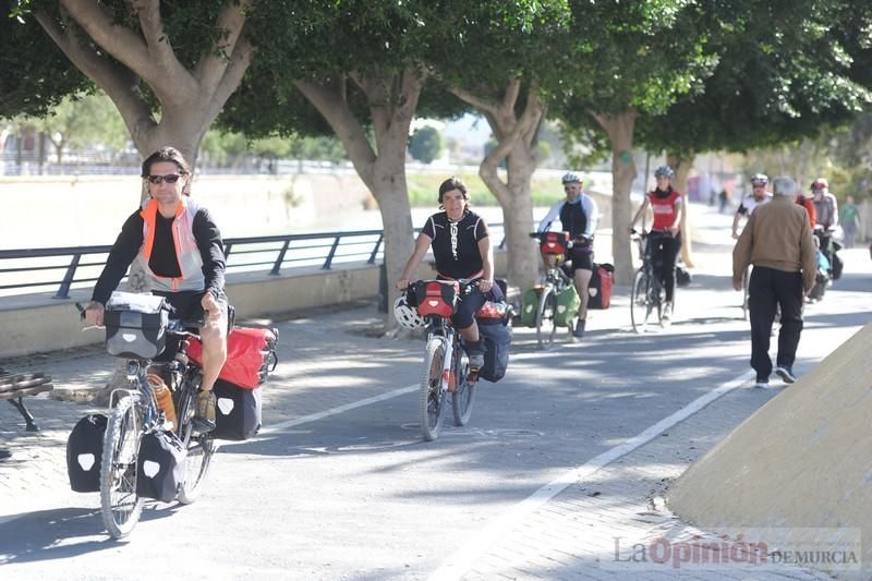 Protesta en bicicleta contra el fracking