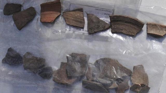 Algunas de las piezas encontradas en la excavación. | D.P.