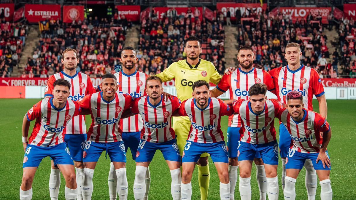 L’alineació del Girona 1-0 Celta del 27 d’octubre del 2023.