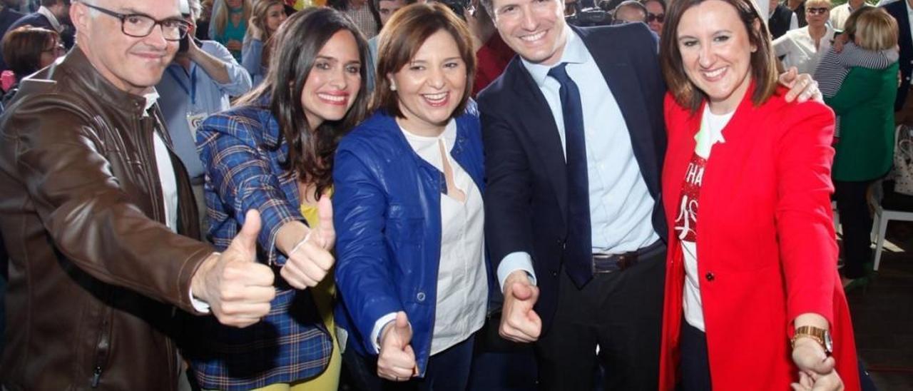 Casado visita València en el cierre de la doble campaña electoral.