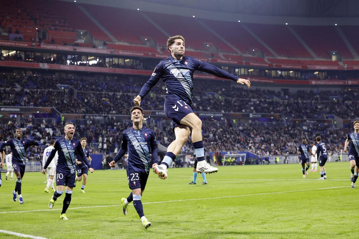 La victoria europea del Celta en Lyon, en imágenes La victoria europea del Celta en Lyon, en imágenes