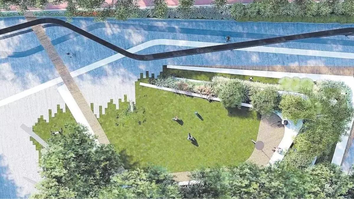 Una de las recreaciones del futuro bulevar de la zona sur.