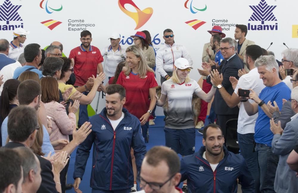 Presentación de la equipación de la selección paralímpica española