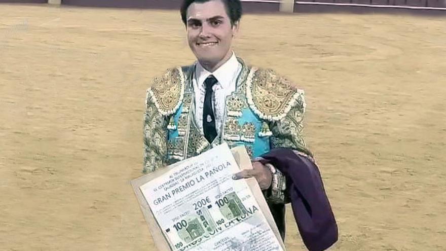 David Fuentes Bocanegra gana el 15º certamen de escuelas taurinas La Malagueta