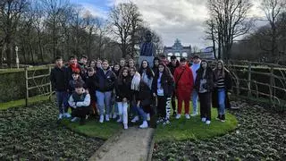 Alumnos del IES Pedra da Aguia de Camariñas visitaron las instituciones europeas en Bruselas