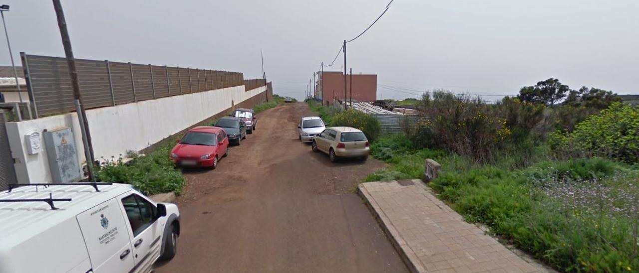 Calle Juan Marín Vives, en Llano del Moro.