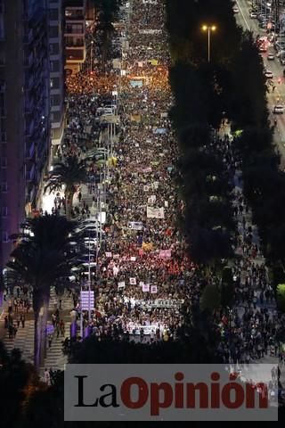 Manifestación en Cartagena por el Mar Menor