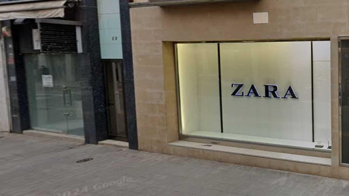 La botiga de Zara, al carrer Ample de Figueres.