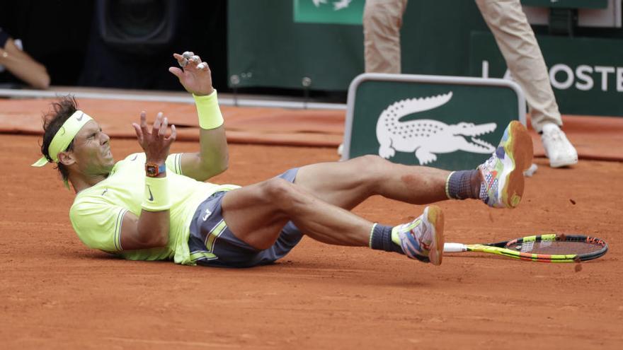 Rafa Nadal, en Roland Garros.