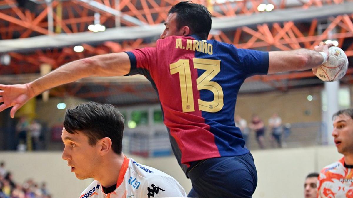 Aitor Ariño brilló en la victoria azulgrana