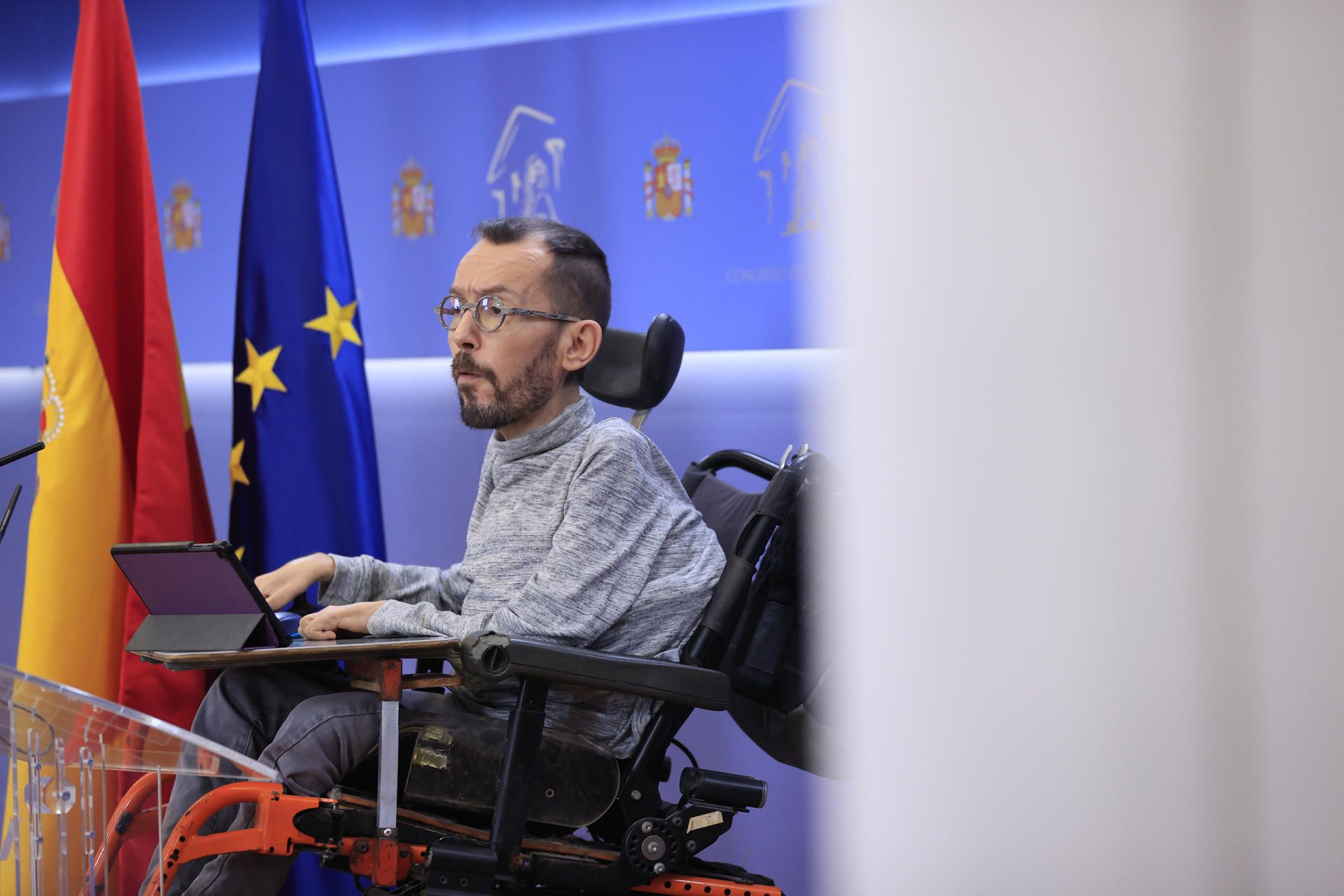 Pablo Echenique en el Congreso.