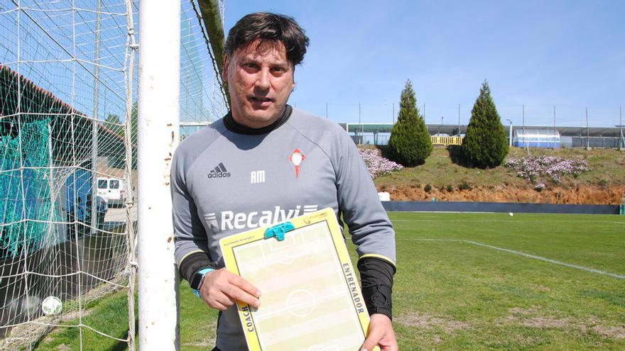 Alejandro Menéndez en su época en el Celta B // FARO