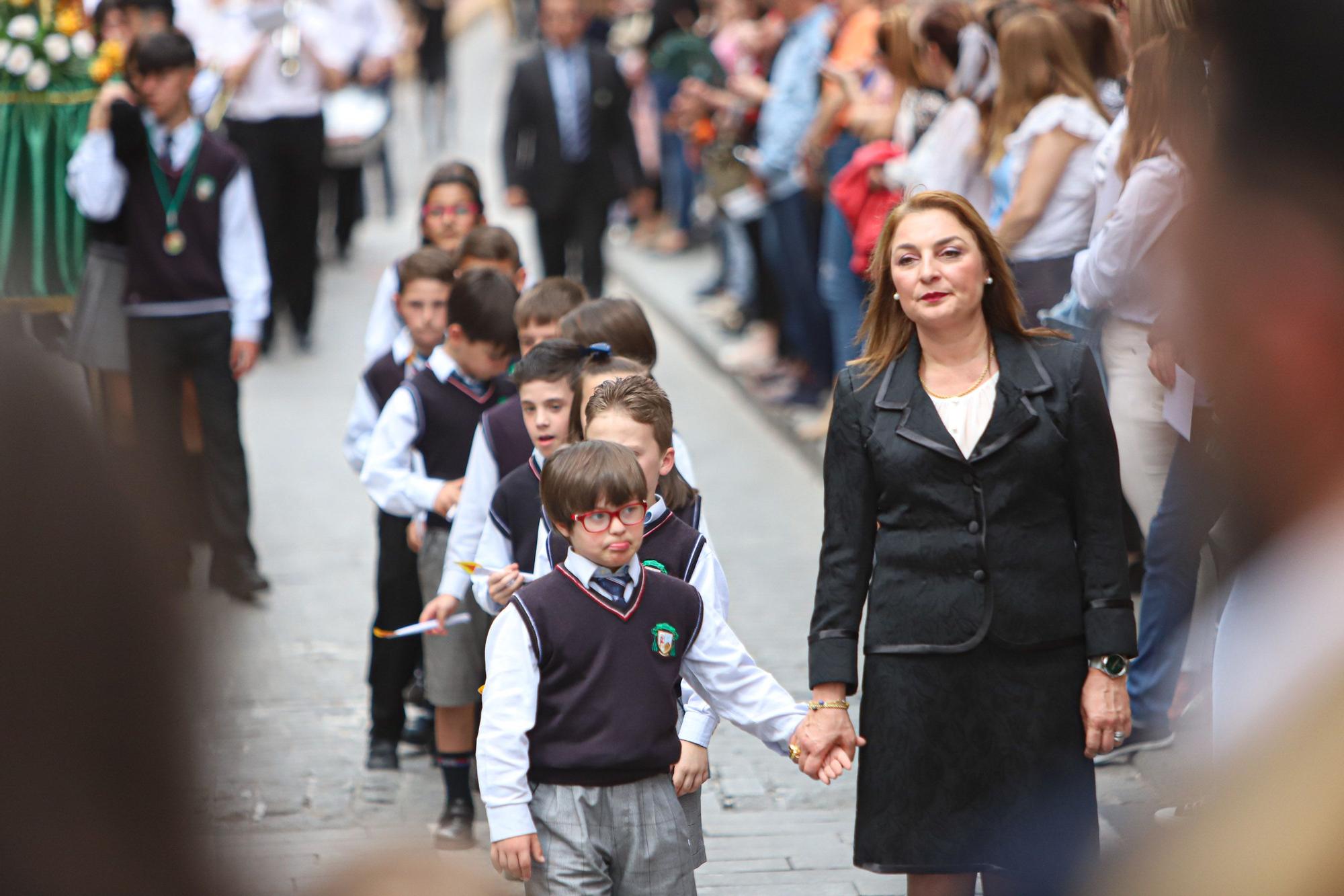 Procesión infantil del Santo entierro y Resurrección Colegio Oratorio Festivo de Orihuela