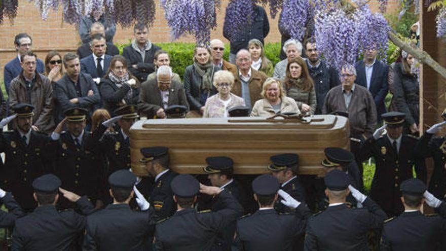 Imagen del funeral que se ha oficiado en Granada.