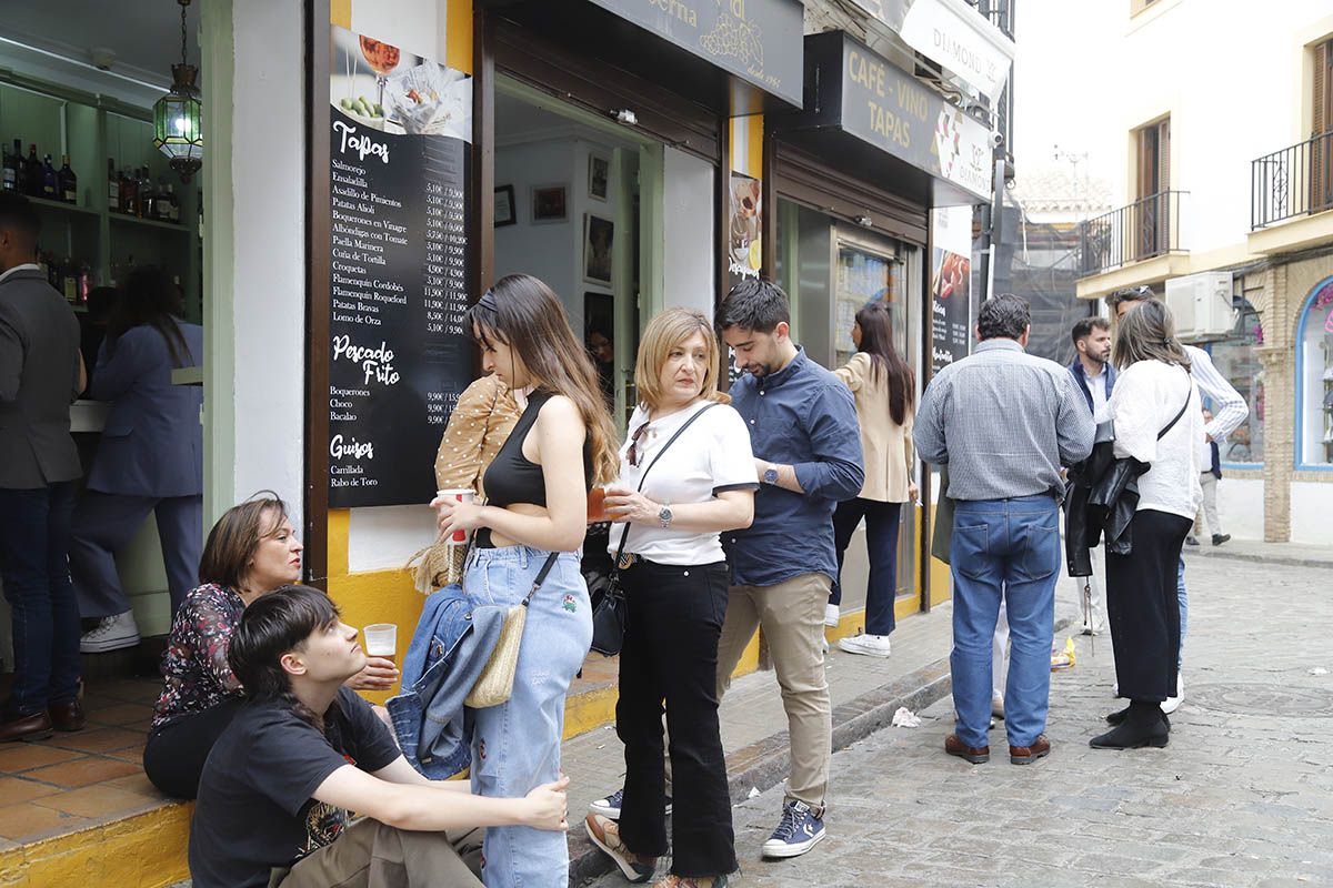 Los turistas tomán Córdoba en el Domingo de Ramos