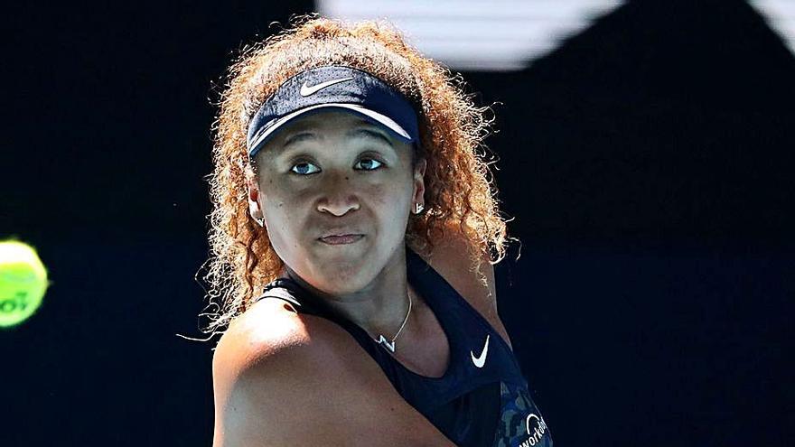 Naomi Osaka, durante uno de sus partidos. |  // REUTERS