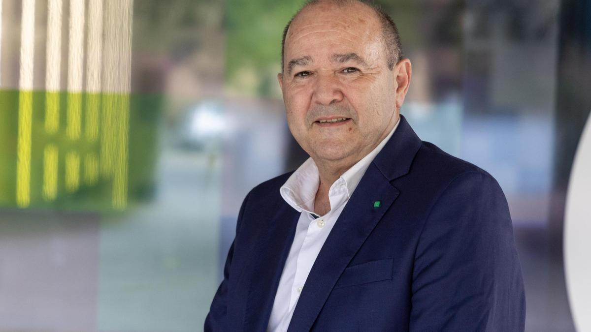El candidato del PP Joaquín Melgarejo, en las instalaciones de INFORMACIÓN, tras la entrevista