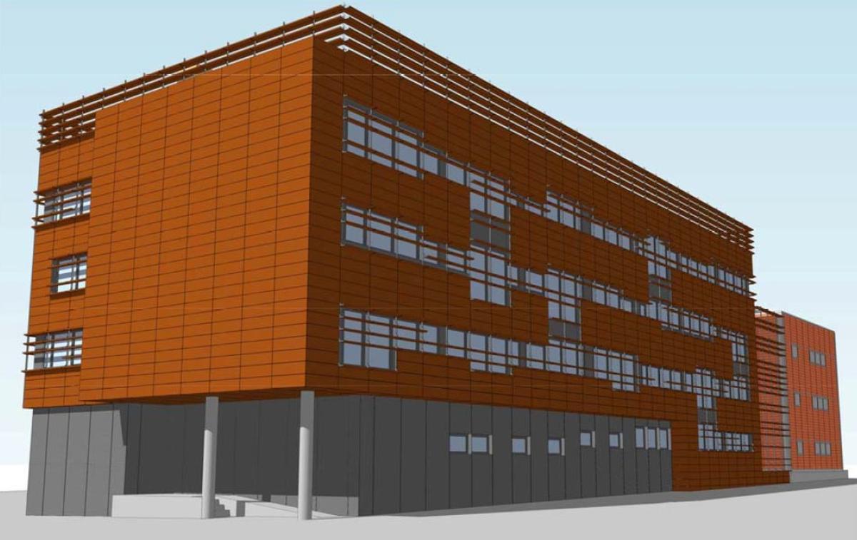 Representación del nuevo Centro de Edición Genómica de Cereales (CEGC) de Lleida.