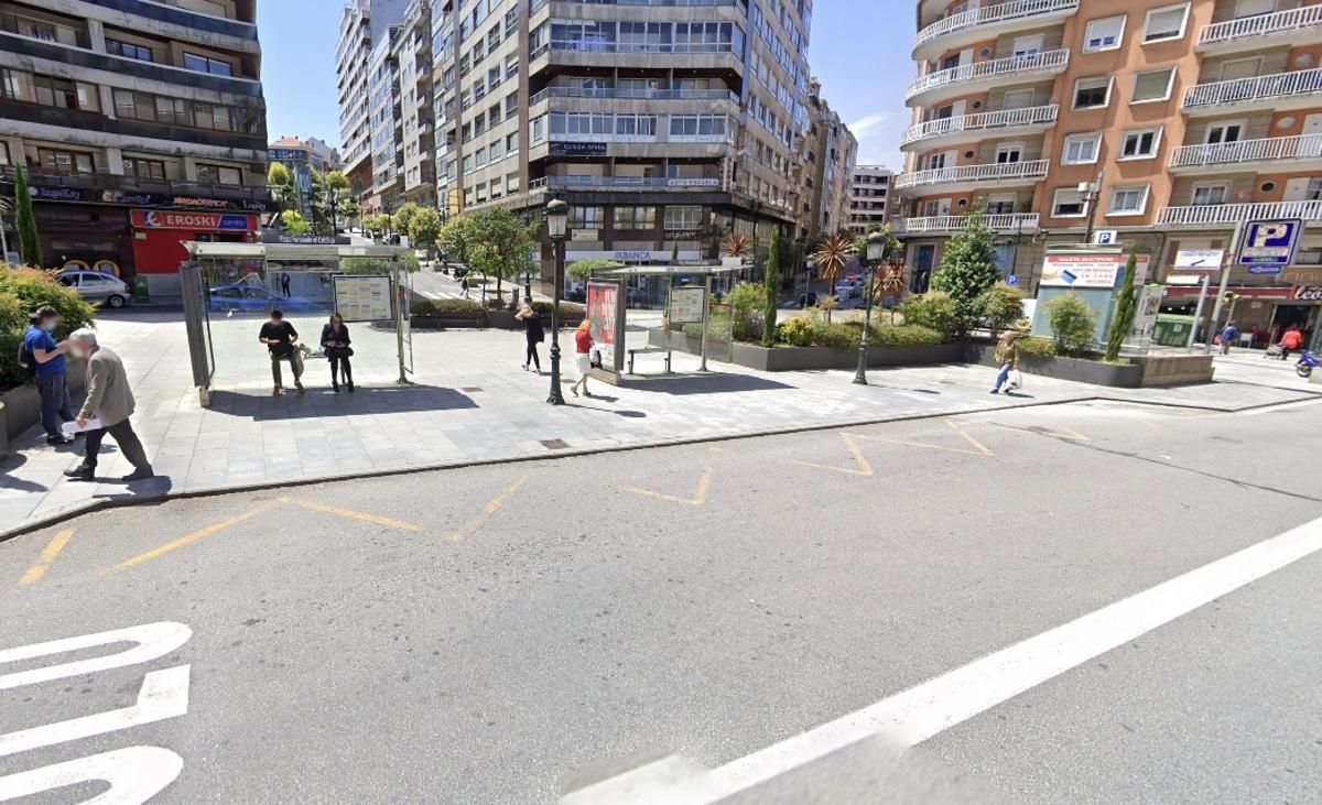 Plaza de Fernando el Católico en Vigo.