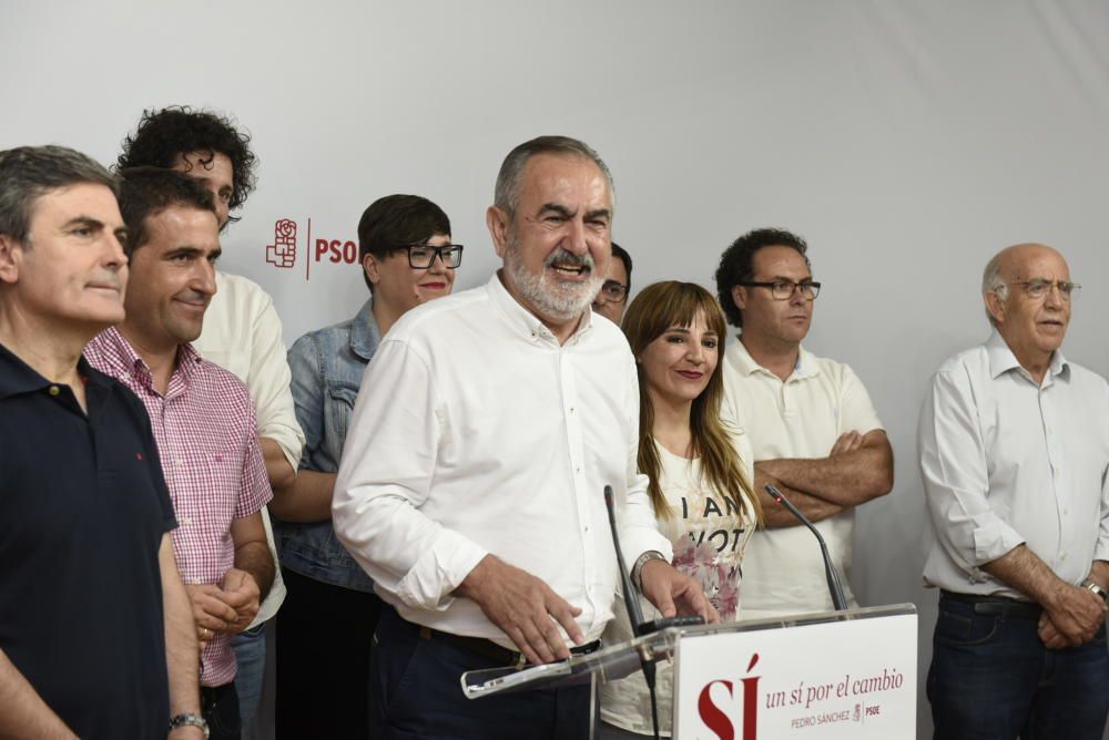 Noche electoral en el PSOE