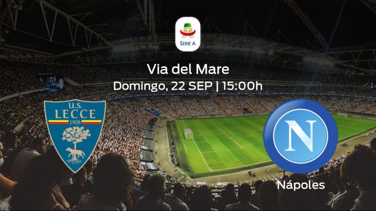 Jornada 4 de la Serie A: previa del duelo US Lecce - Nápoles