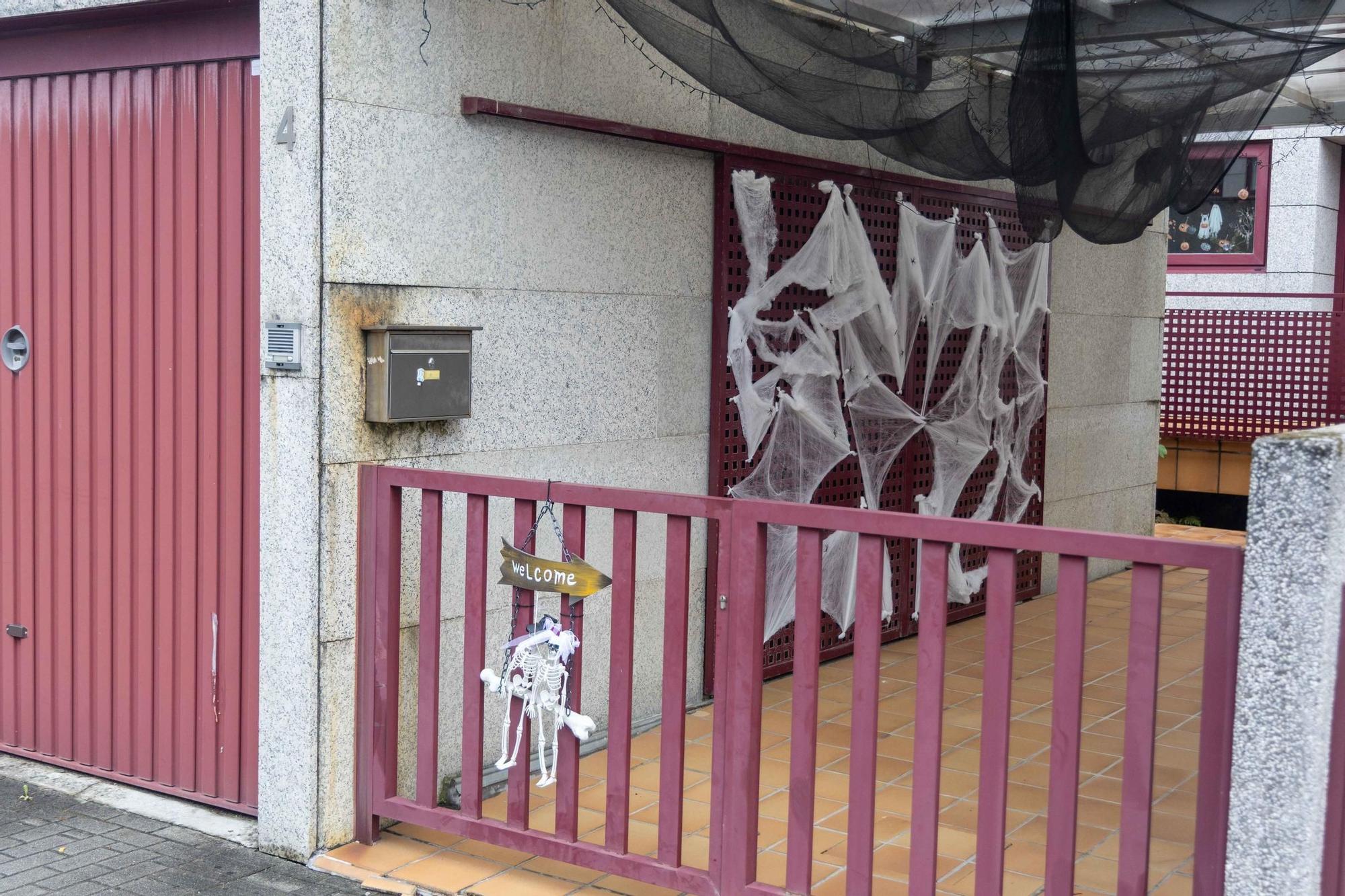 Decoración de Halloween en casas de Santiago