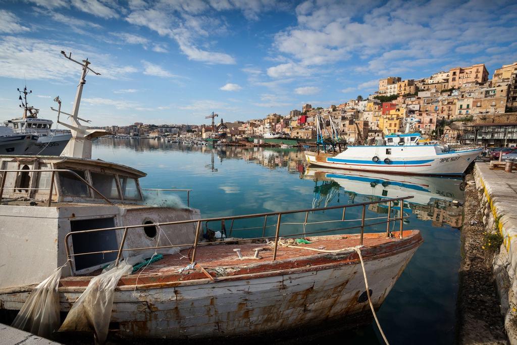 Puerto pesquero en Sciacca